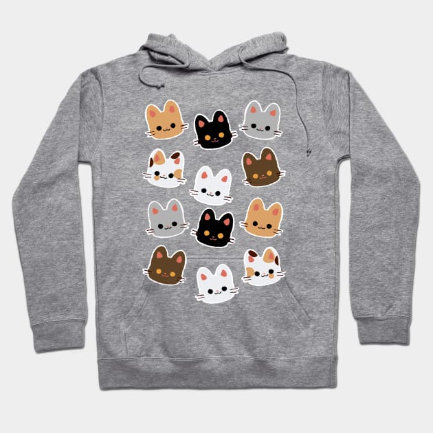 chalk kittens Hoodie by nekomachines